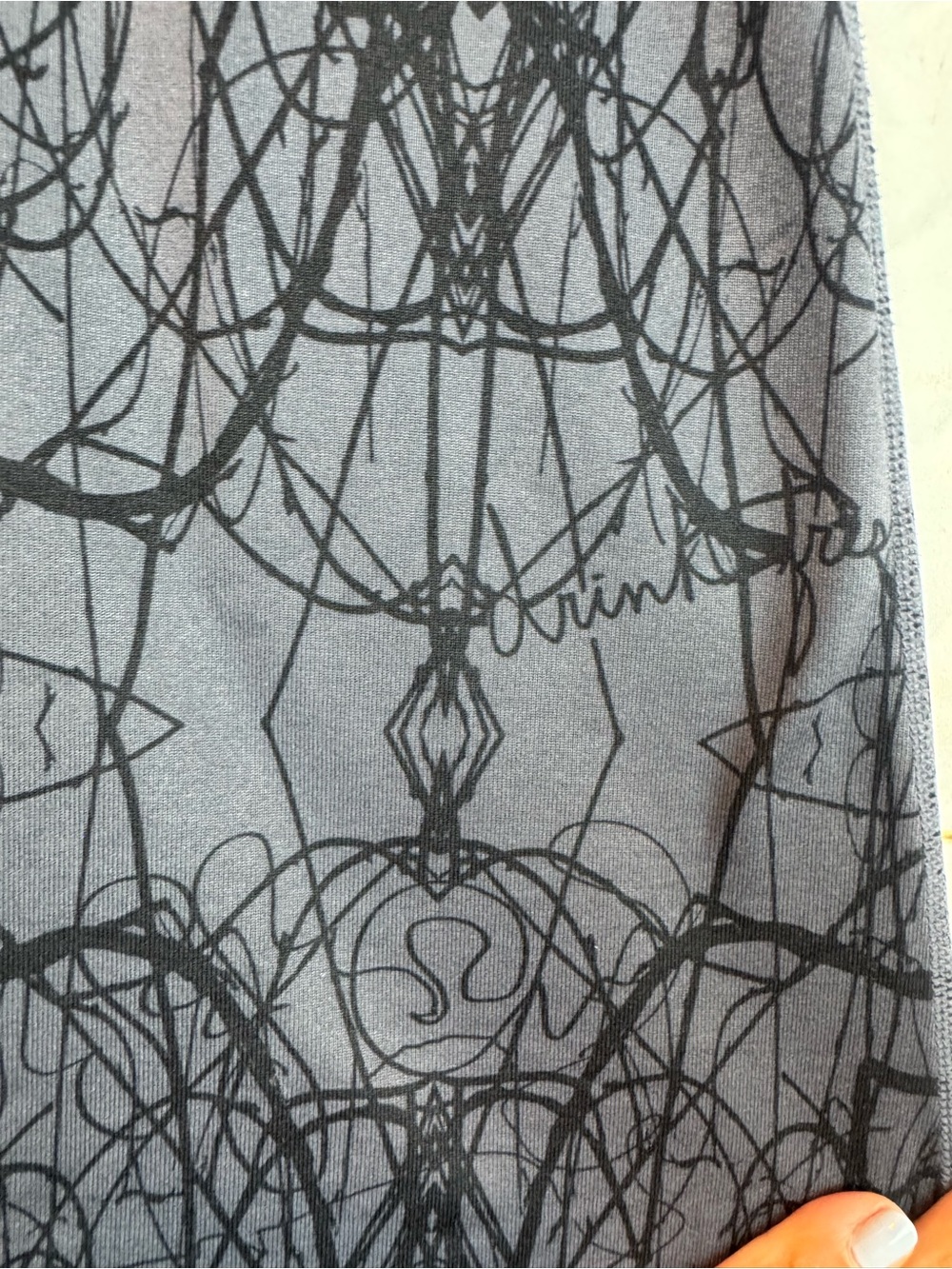 lululemon | Graffiti Pattern Racerback Tank, M - Picture 6 of 9